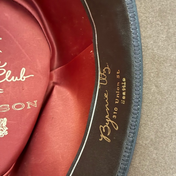 Stetson 7 1/8 Brown Tan Gun Club XXXX 4X Hat Byrnie Utz Seattle - Picture 8 of 15